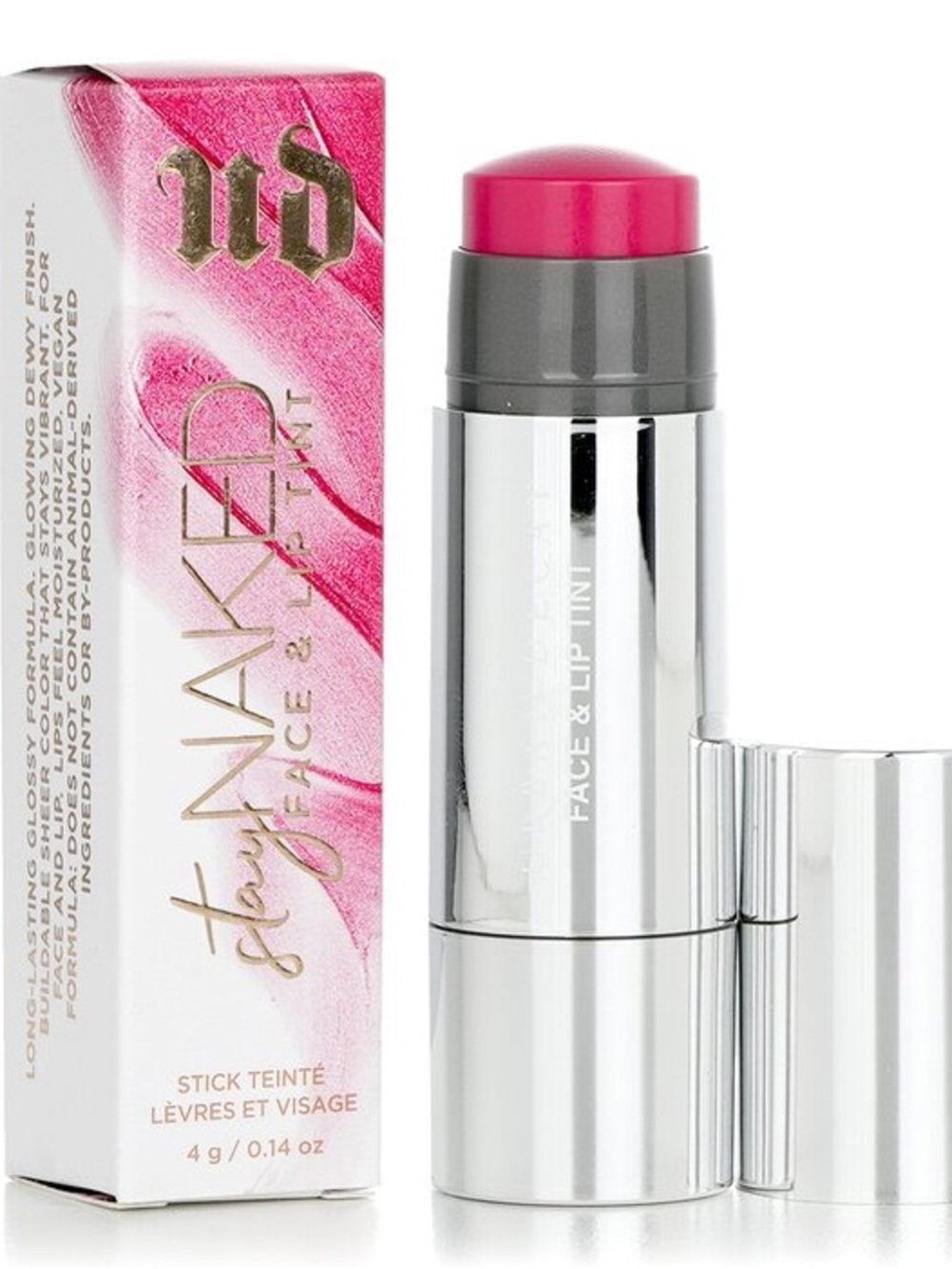 Urban Decay Stay Naked Lip & Cheek Tint- Quiver- Glassy Red Blush Balm (BNIB)